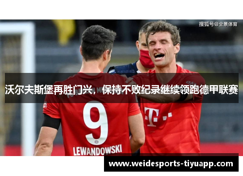 沃尔夫斯堡再胜门兴，保持不败纪录继续领跑德甲联赛