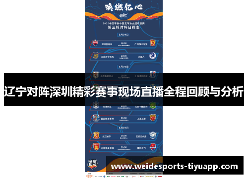 辽宁对阵深圳精彩赛事现场直播全程回顾与分析